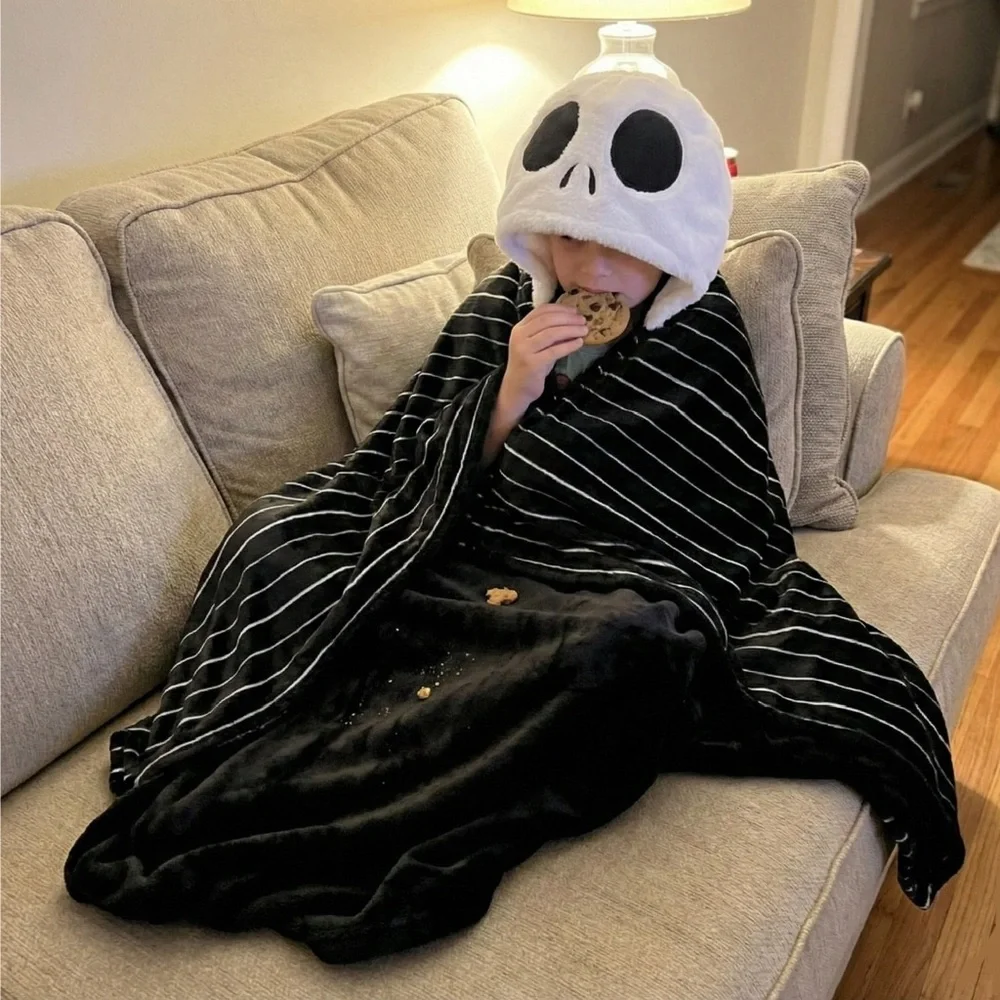 Disney Nightmare Before Christmas Plush Hooded Blanket or Costume ~ 30